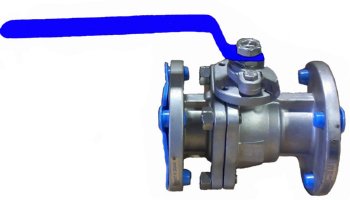 1-1/2" Flanged-End Stainless Steel Ball Valve 150#