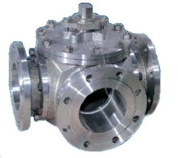 4" Stainless Steel 3-Way T-Type Ball Valve