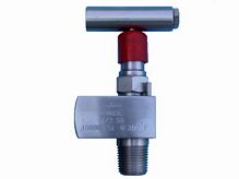 1/2" MxF Stainless Steel 10000 PSI Angle Needle Valve