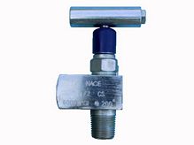 1/2" MxF Carbon Steel 6000 PSI Angle Needle Valve