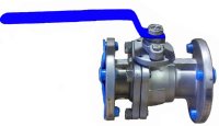 1/2" Flanged-End Stainless Steel Ball Valve 150#