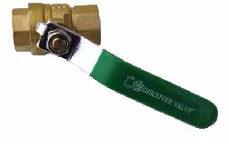 1" No-Lead Brass Ball Valve Solder Ends