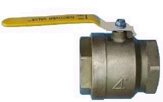 4" Brass Ball Valve FxF Threaded Ends