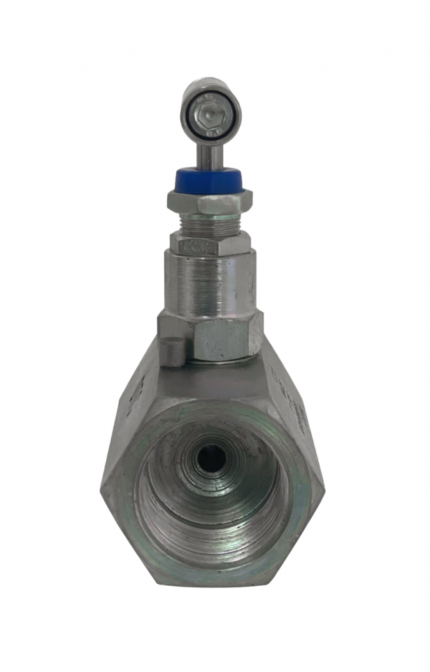 Vanne à Aiguille 1/2" NPT 10 000 PSI - Acier Carbone, Pour Air/huile/eau