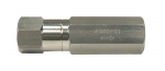 1/4" FxF Stainless Steel Inline Check Valve