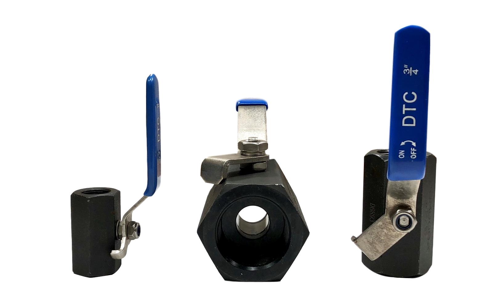 YVC 1/2" NPT Carbon Steel Ball Valve - 1000 WOG, Stainless Trim (50YVCCS-NORUBBER)